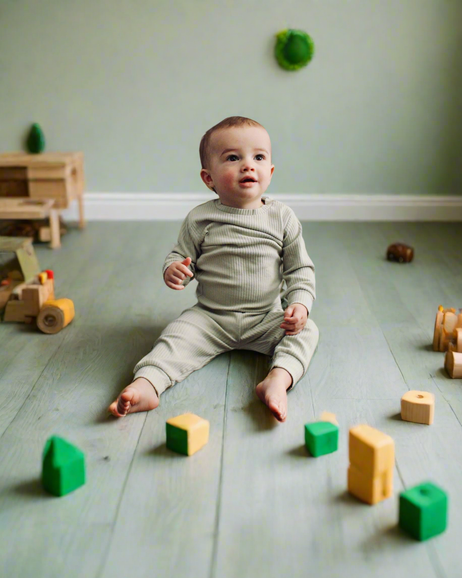 terra pure ribbed set