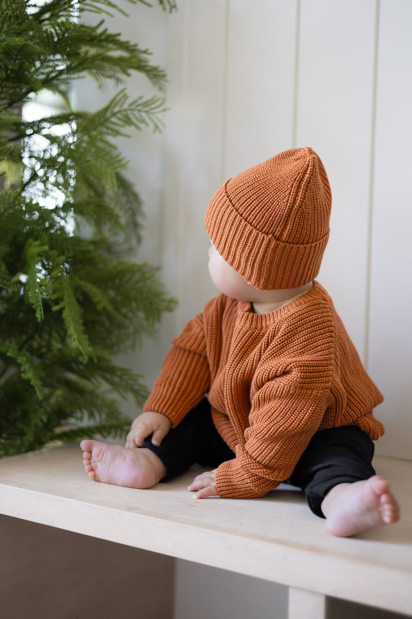 the willow knit collection; beanies