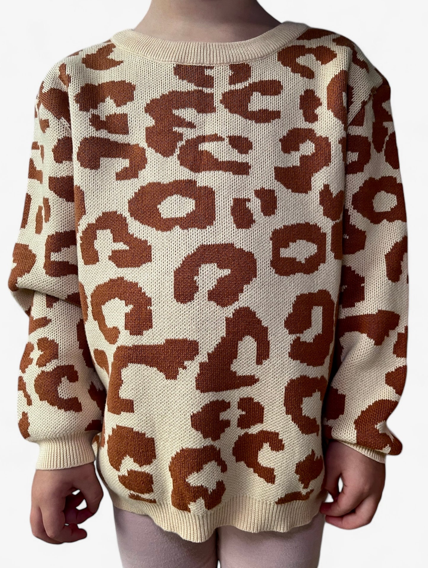 Leopard Print Organic Cotton Sweater