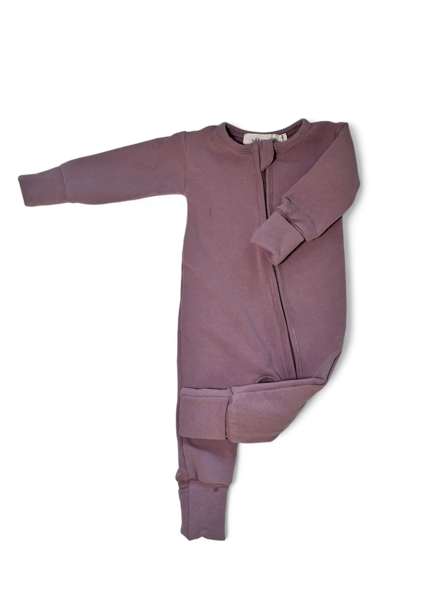 Organic Cotton Zipper Romper