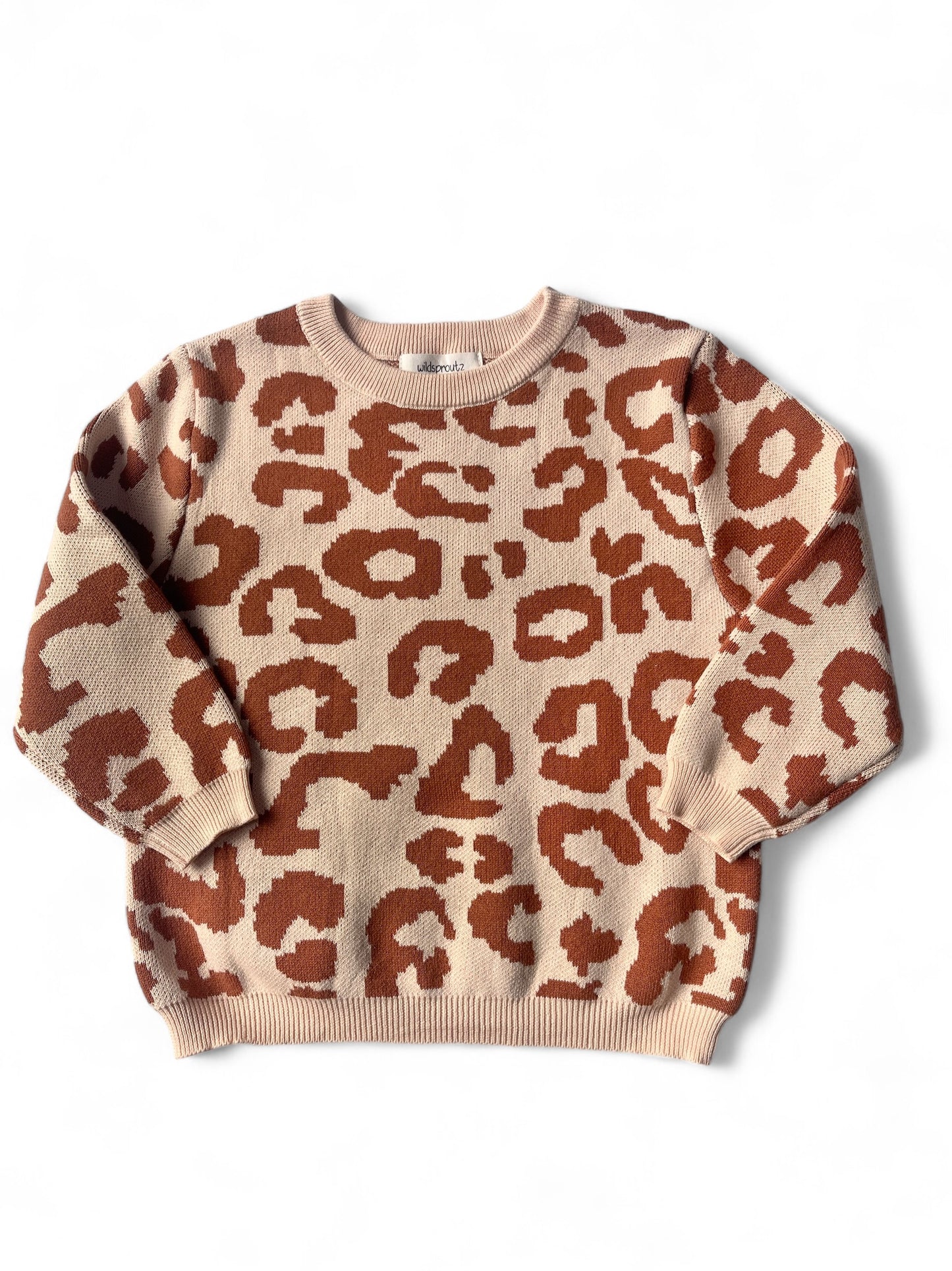 Leopard Print Organic Cotton Sweater