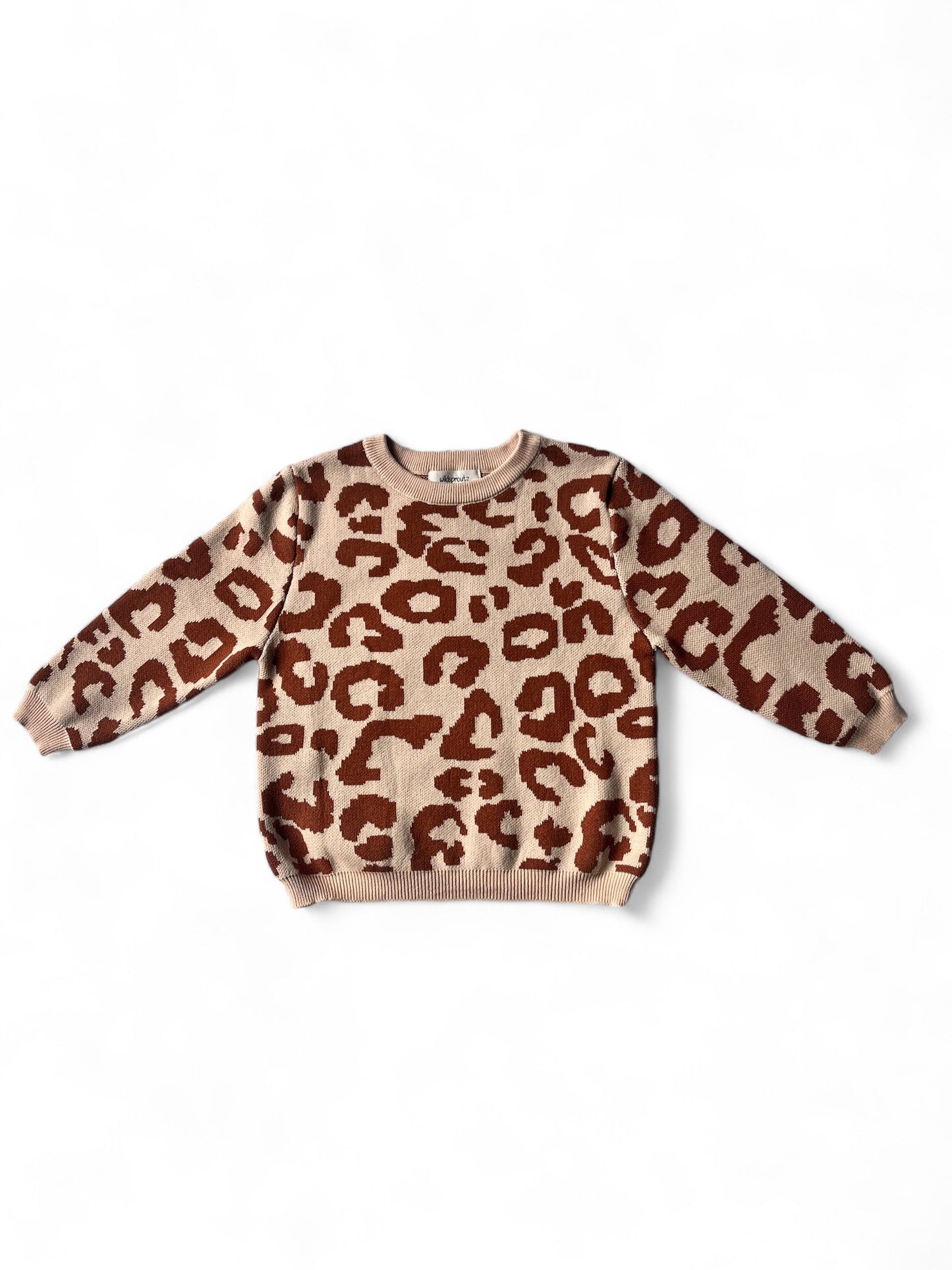 Leopard Print Organic Cotton Sweater