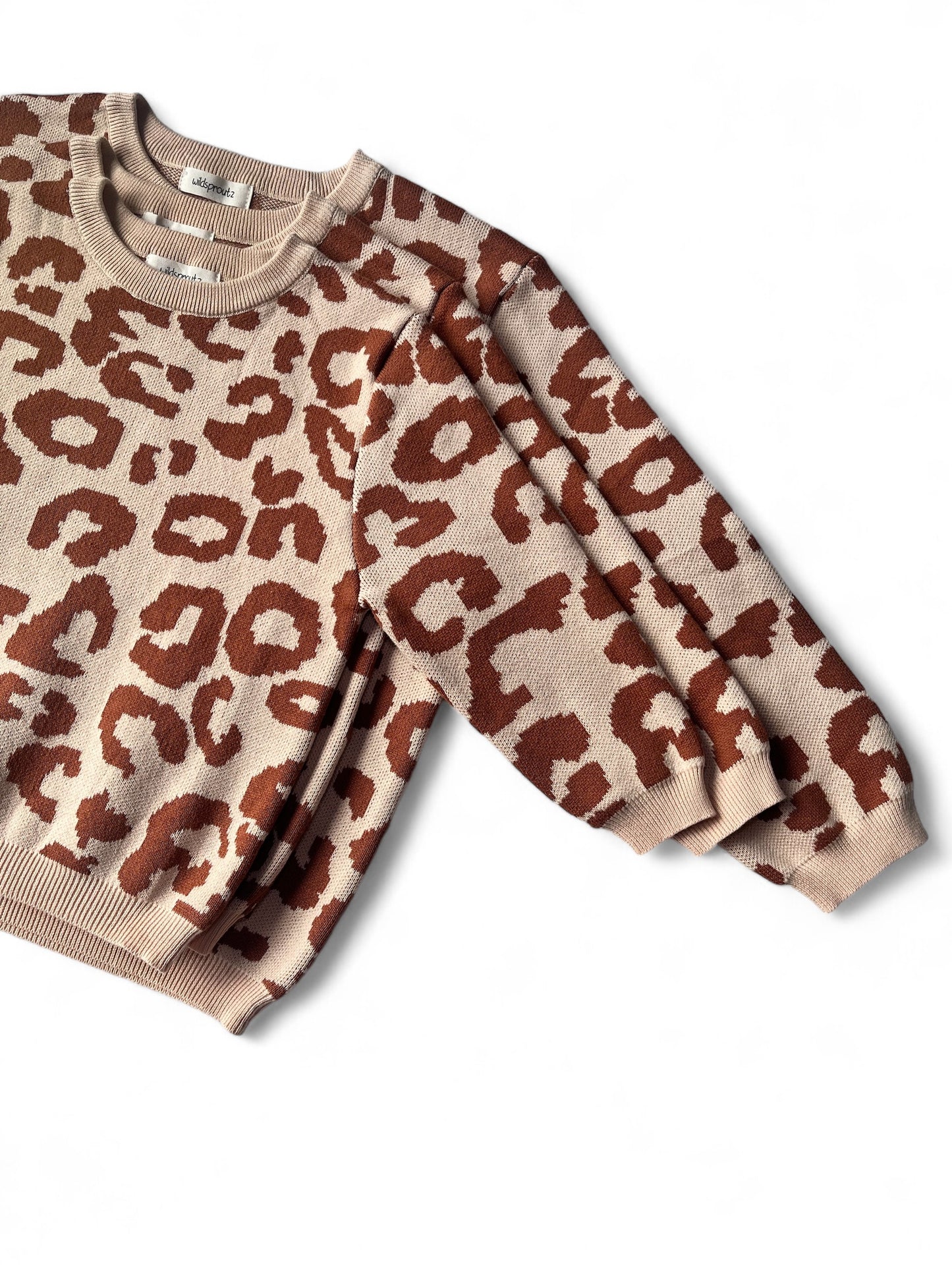 Leopard Print Organic Cotton Sweater